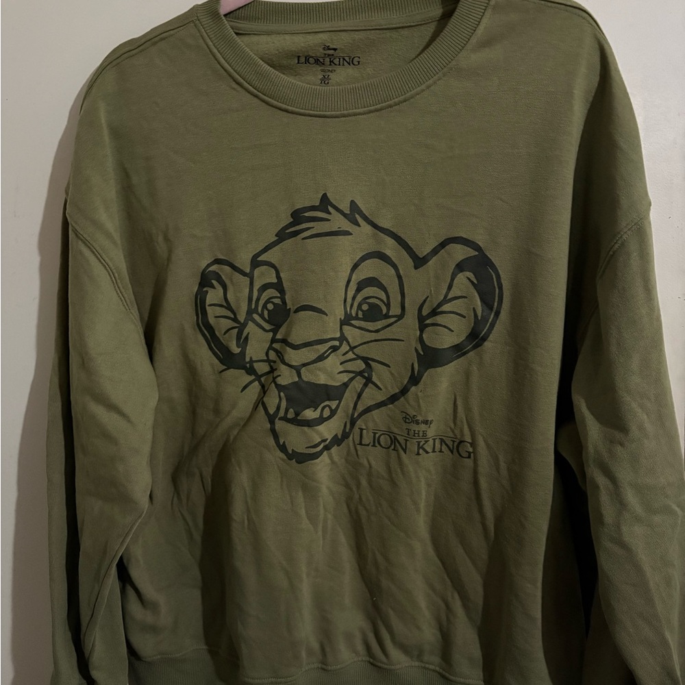 Disney Olive Green The Lion King Sweatshirt